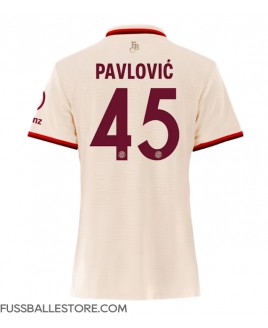 Günstige Bayern Munich Aleksandar Pavlovic #45 3rd trikot Damen 2024-25 Kurzarm